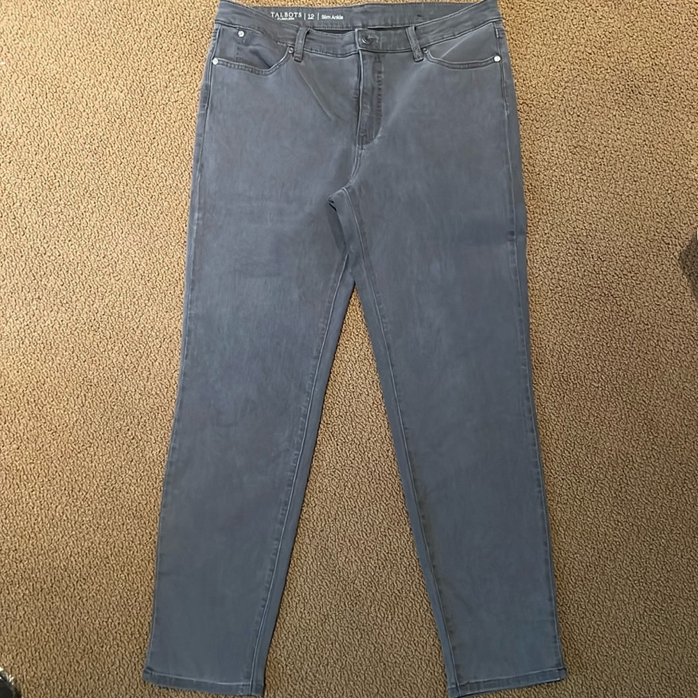 Barely worn Talbots slim Ankle Jeans